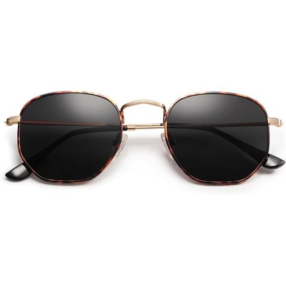 Accessories - Polarized Sunglasses for Women and Men Small Hexagonal Mirrored Lens
